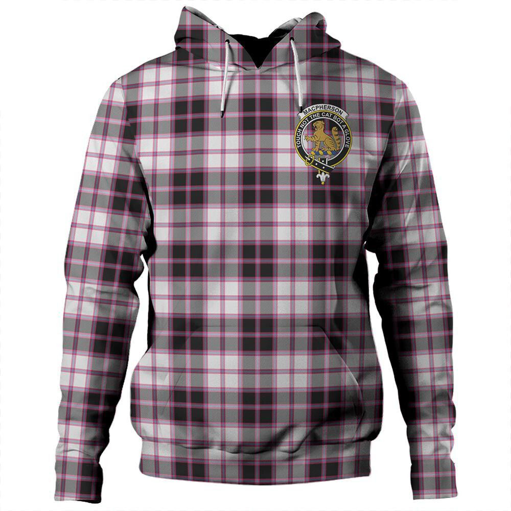 Clan MacPherson Hunting Modern Tartan Hoodie Crest VRQZTO20-1 MacPherson Hunting Modern Tartan Hoodies   