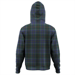 Clan MacInnes Modern Tartan Hoodie Crest CWAXVHLX-1 MacInnes Modern Tartan Hoodies   