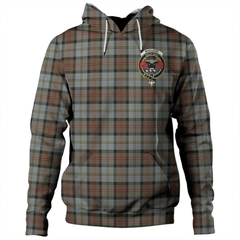 Clan MacLeod of Harris Weathered Tartan Hoodie Crest PX6ZIPBO-1 MacLeod of Harris Weathered Tartan Hoodies   