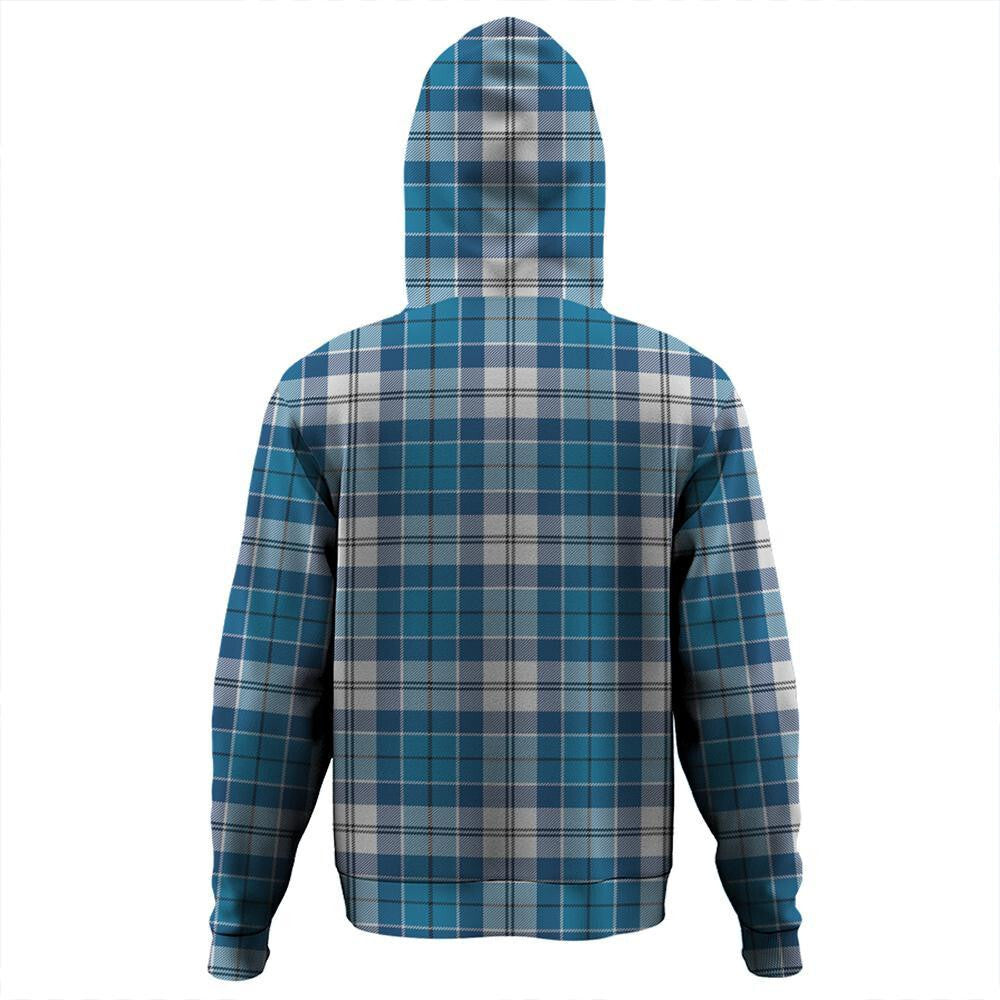 Clan Roberton Tartan Hoodie Crest HSIDRJMR-1 Roberton Tartan Hoodies   