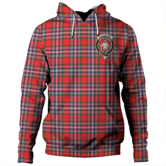 Clan MacFarlane Modern Tartan Hoodie Crest H5CCFG9D-1 MacFarlane Modern Tartan Hoodies   