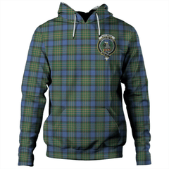 Clan MacLaren Ancient Tartan Hoodie Crest UUMVN6TA-1 MacLaren Ancient Tartan Hoodies   