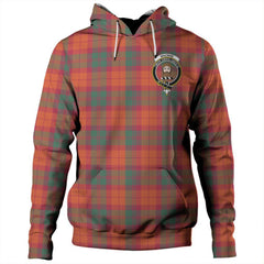 Clan MacNab Ancient Tartan Hoodie Crest WZGTFRYU-1 MacNab Ancient Tartan Hoodies   