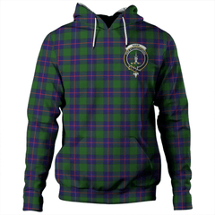 Clan Shaw Modern Tartan Hoodie Crest A9RFW3DP-1 Shaw Modern Tartan Hoodies   