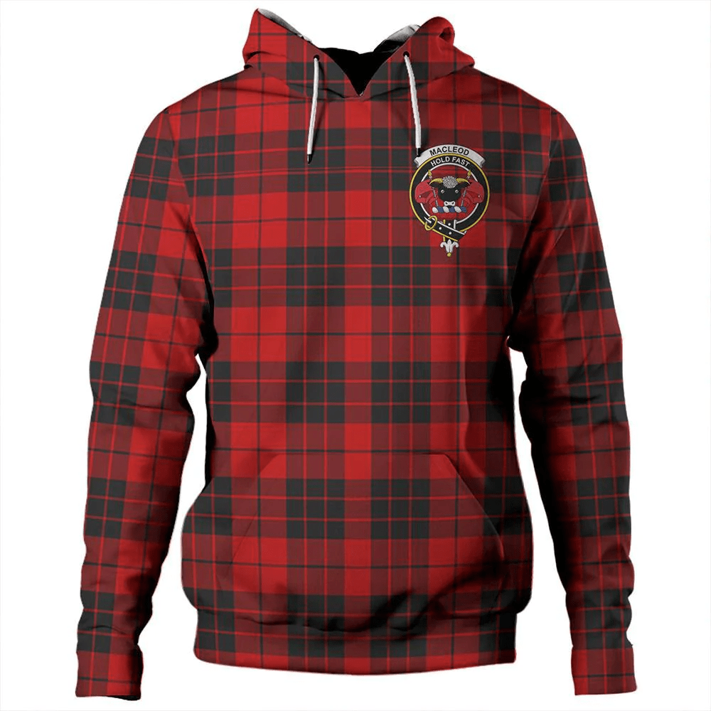 Clan MacLeod of Raasay Tartan Hoodie Crest NJATWDDG-1 MacLeod of Raasay Tartan Hoodies   