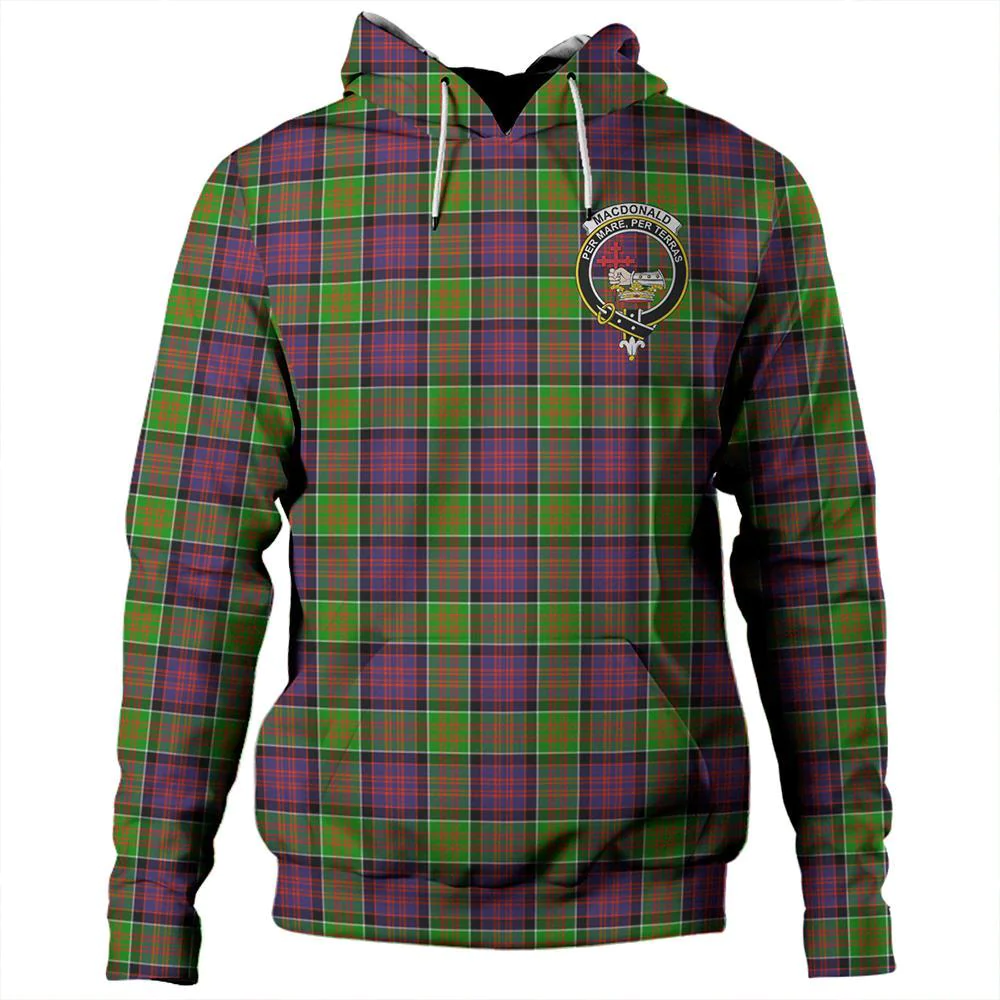 Clan MacDonald of Clanranald Tartan Hoodie Crest IHORUHJE-1 MacDonald of Clanranald Tartan Hoodies   