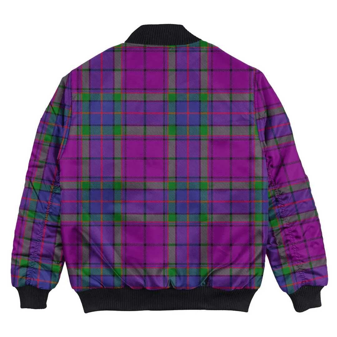 Clan Wardlaw Modern Tartan Clan Bomber Jacket NC17 Wardlaw Modern Tartan Tartan Bomber Jacket   