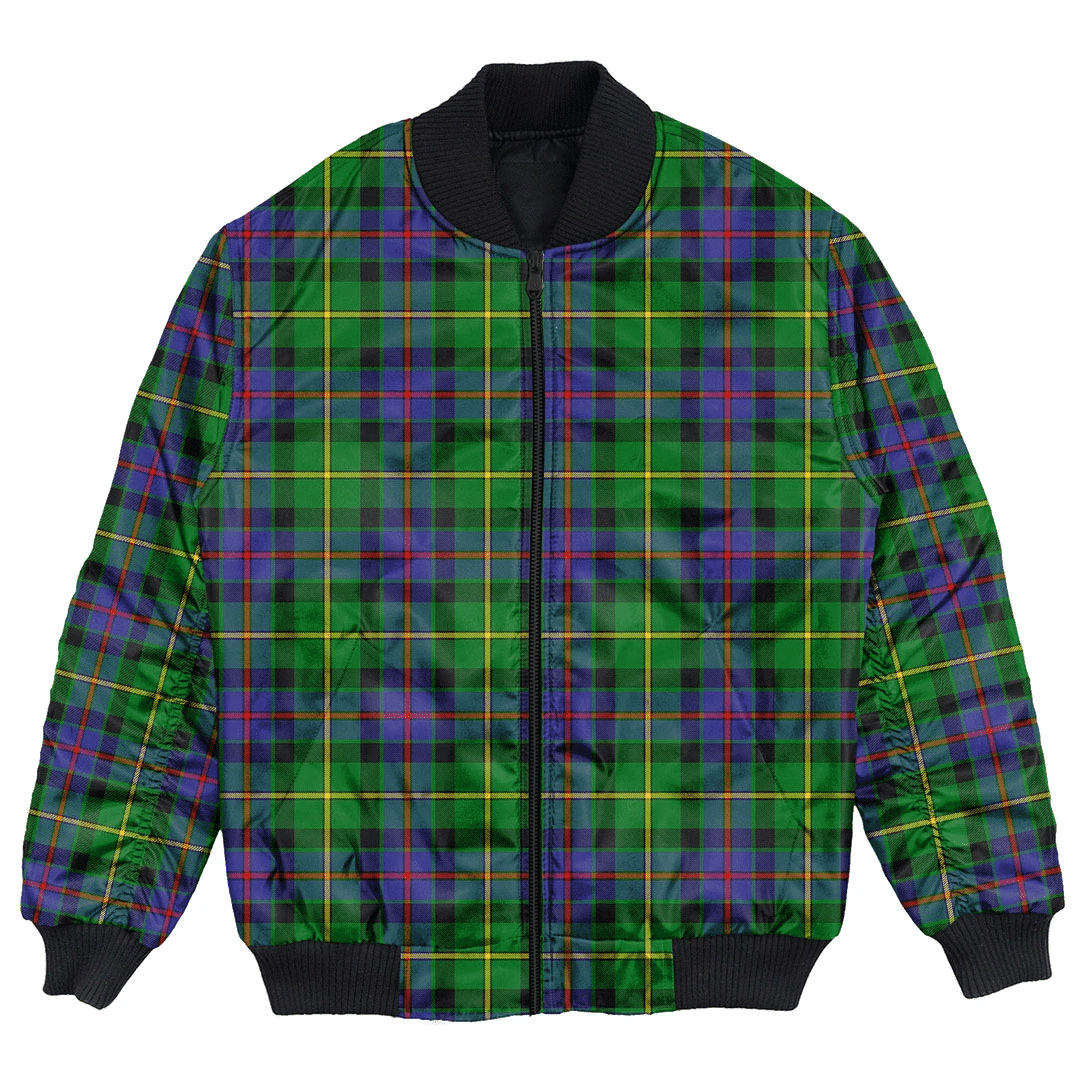 Clan Tait Modern Tartan Bomber Jacket MG51 Tait Modern Tartan Tartan Bomber Jacket   