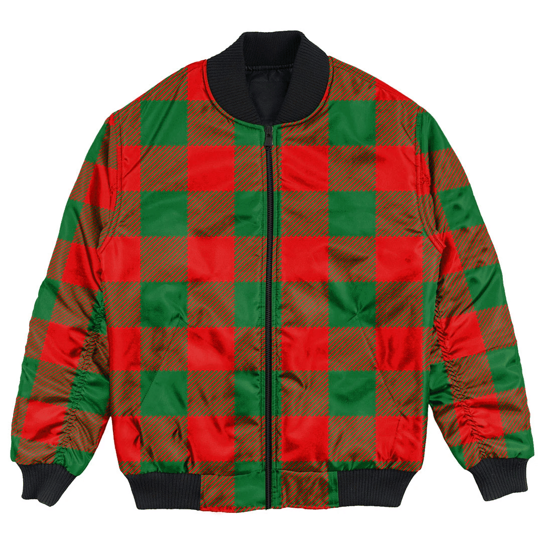 Clan Moncrieffe Tartan Bomber Jacket WF26 Moncrieffe Tartan Tartan Bomber Jacket   