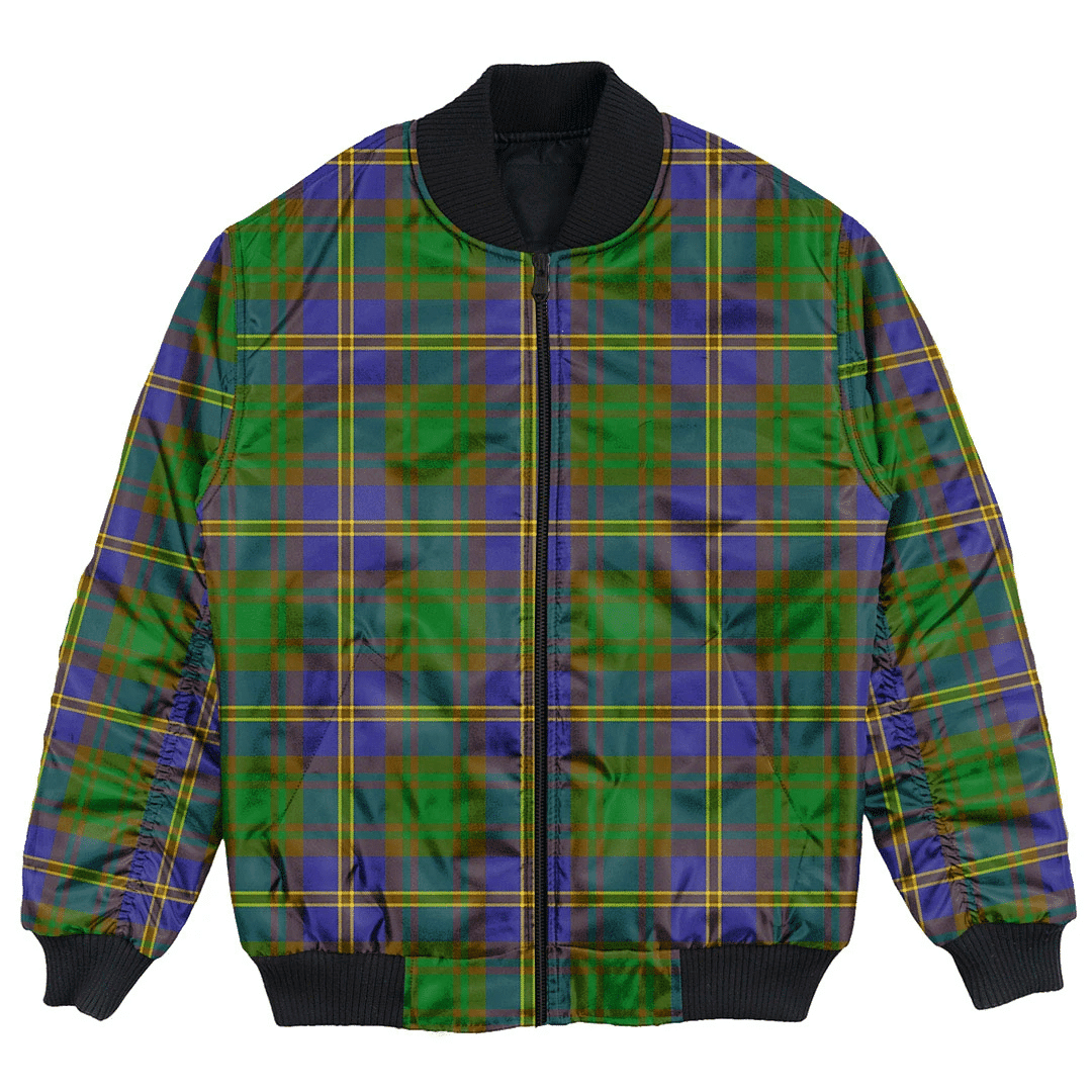 Clan Strange of Balkaskie Tartan Bomber Jacket EY72 Strange of Balkaskie Tartan Tartan Bomber Jacket   