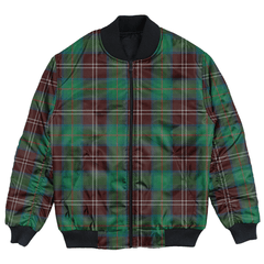 Clan Chisholm Hunting Ancient Tartan Clan Bomber Jacket RP45 Chisholm Hunting Ancient Tartan Tartan Bomber Jacket   