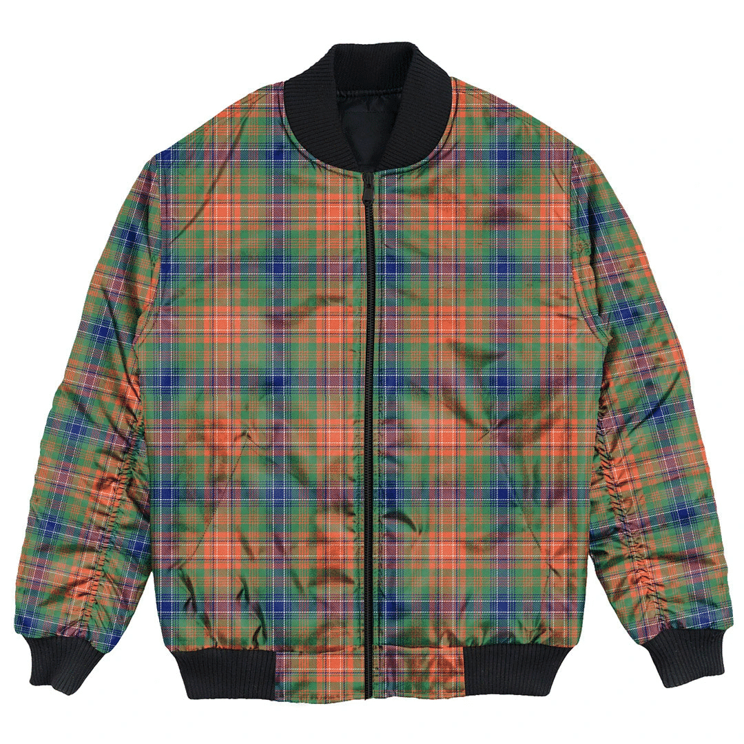 Clan Wilson Ancient Tartan Bomber Jacket ME42 Wilson Ancient Tartan Tartan Bomber Jacket   