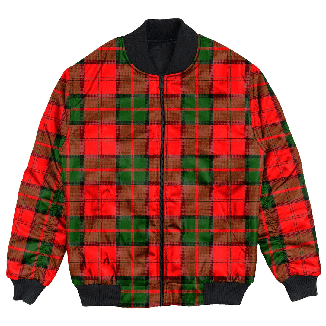 Clan Dunbar Modern Tartan Clan Bomber Jacket QQ24 Dunbar Modern Tartan Tartan Bomber Jacket   