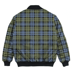 Clan Campbell Faded Tartan Clan Bomber Jacket ZX33 Campbell Faded Tartan Tartan Bomber Jacket   