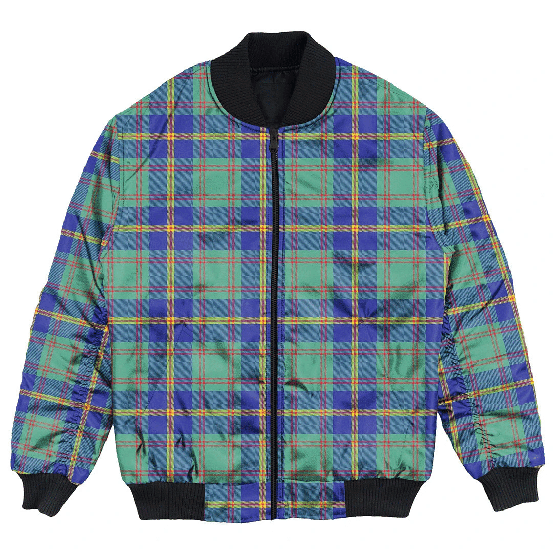 Clan US Marine Tartan Bomber Jacket WC96 US Marine Tartan Tartan Bomber Jacket   