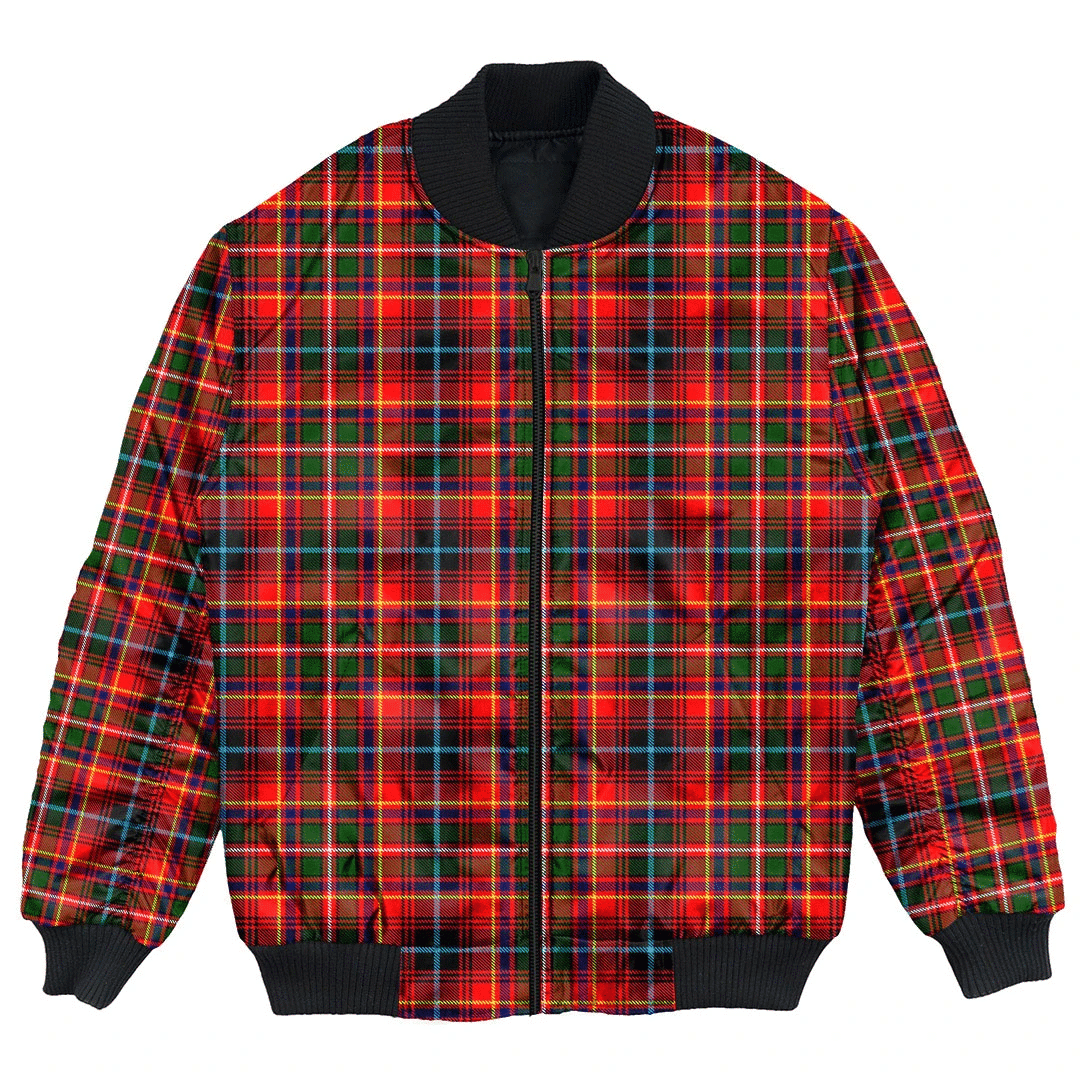 Clan Innes Modern Tartan Bomber Jacket FP73 Innes Modern Tartan Tartan Bomber Jacket   