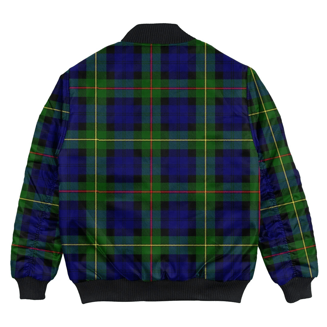 Clan MacEwen Modern Tartan Bomber Jacket RO65 MacEwen Modern Tartan Tartan Bomber Jacket   