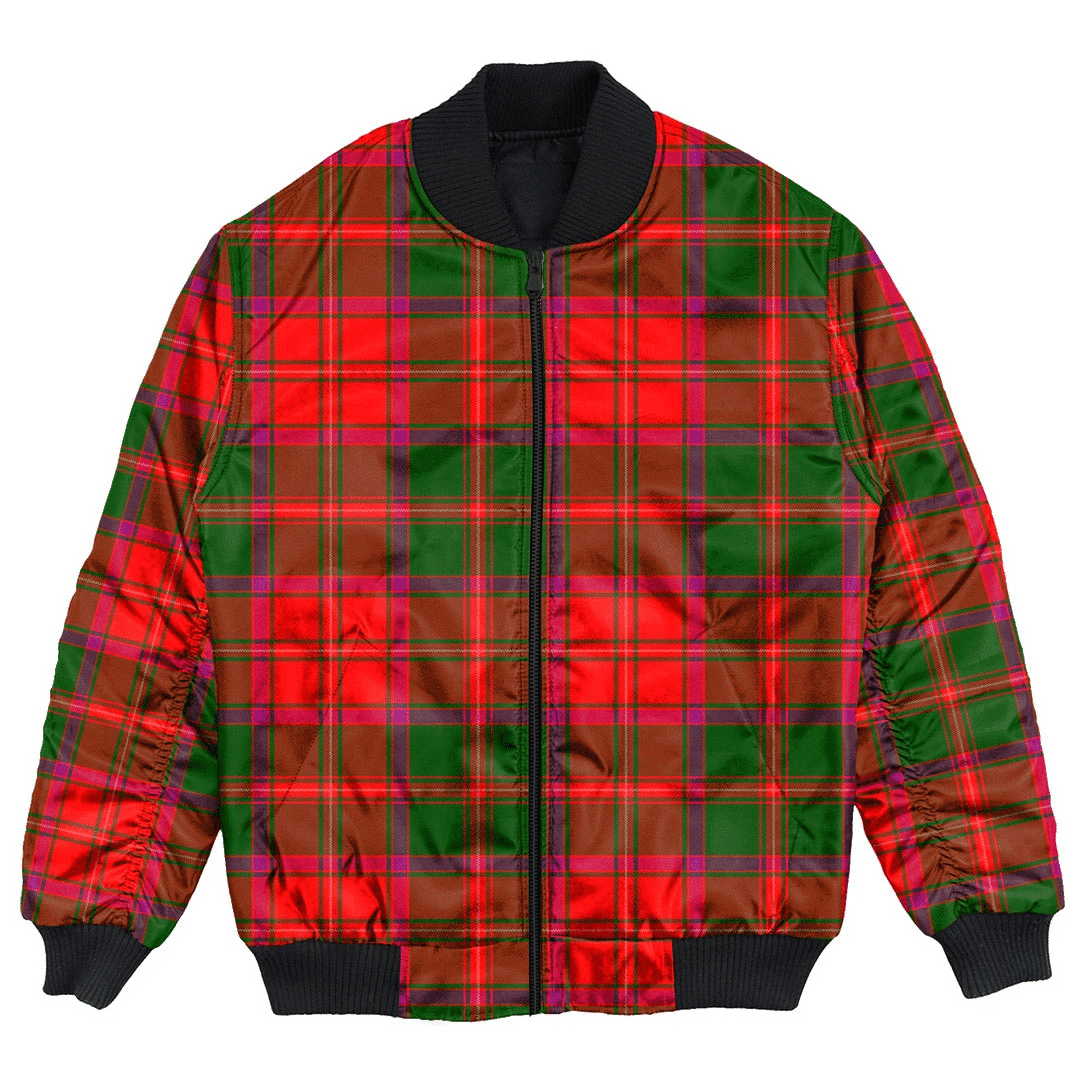 Clan Crief District Tartan Bomber Jacket ZC47 Crief District Tartan Tartan Bomber Jacket   