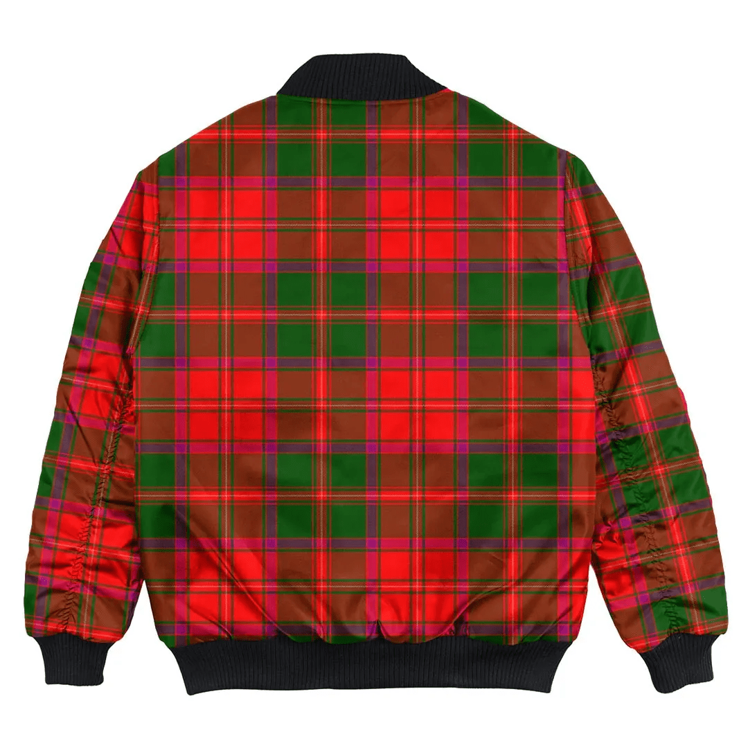 Clan Crief District Tartan Bomber Jacket ZC47 Crief District Tartan Tartan Bomber Jacket   