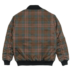 Clan Kennedy Weathered Tartan Bomber Jacket PK24 Kennedy Weathered Tartan Tartan Bomber Jacket   