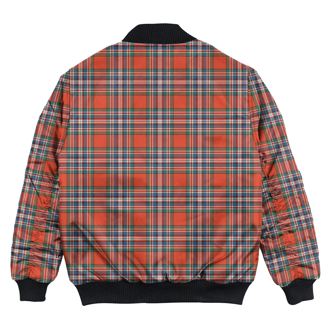 Clan MacFarlane Ancient Tartan Bomber Jacket ON25 MacFarlane Ancient Tartan Tartan Bomber Jacket   