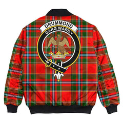 Clan Clan Drummond of Perth Tartan Crest Bomber Jacket XD88 Drummond of Perth Tartan Tartan Bomber Jacket   