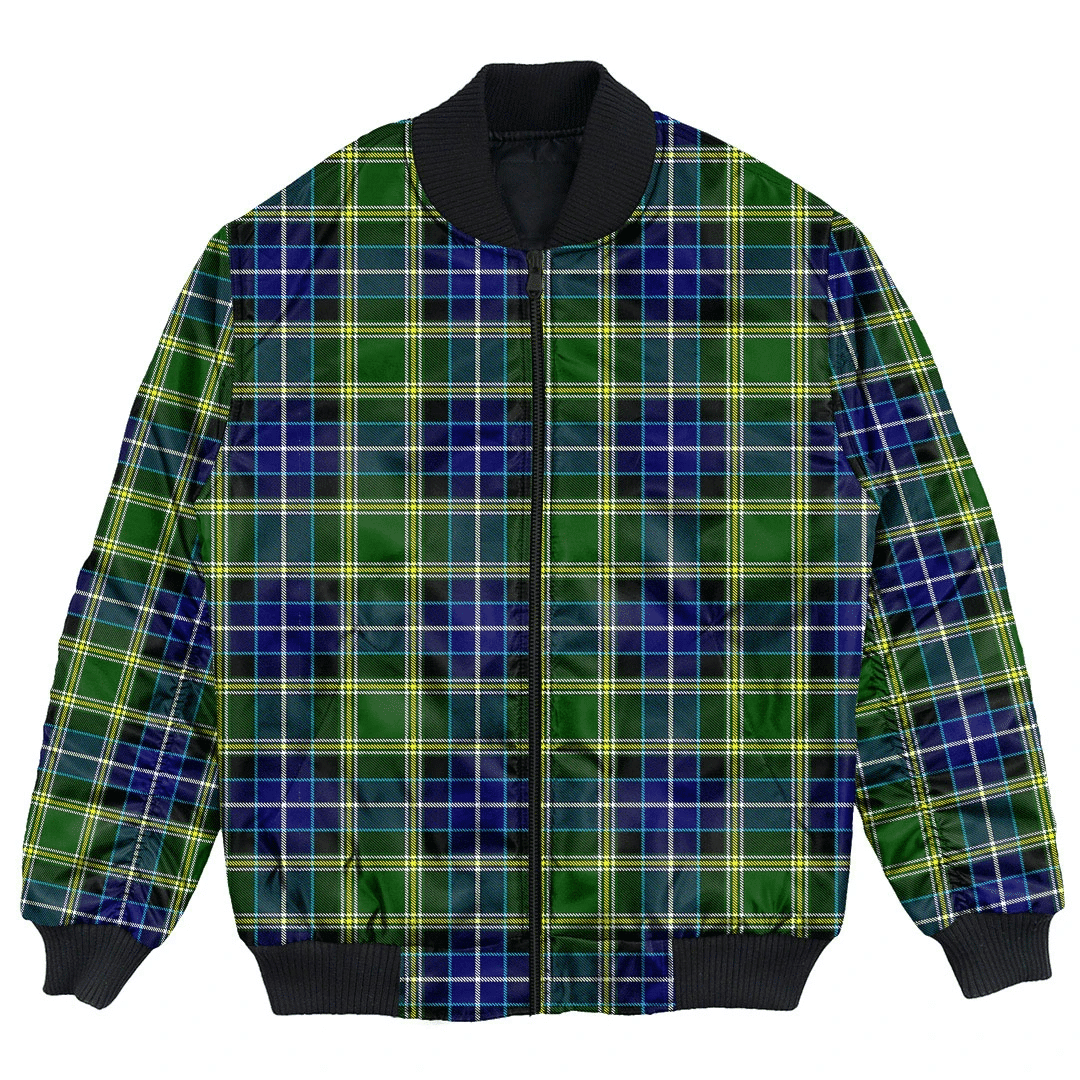 Clan MacKellar Tartan Bomber Jacket MF95 MacKellar Tartan Tartan Bomber Jacket   