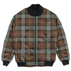 Clan Fergusson Weathered Tartan Bomber Jacket WA46 Fergusson Weathered Tartan Tartan Bomber Jacket   