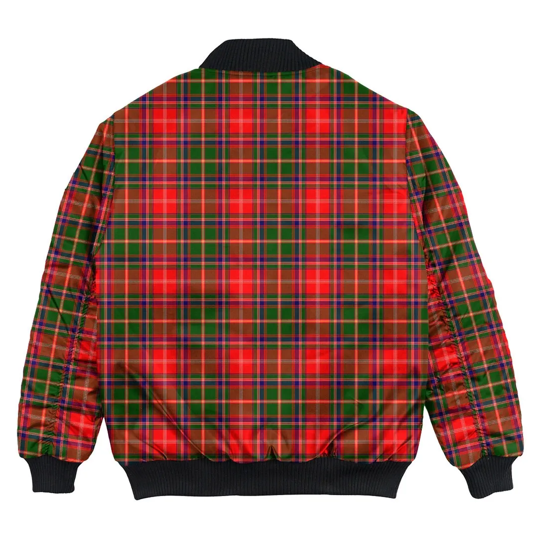 Clan Somerville Modern Tartan Bomber Jacket RJ67 Somerville Modern Tartan Tartan Bomber Jacket   