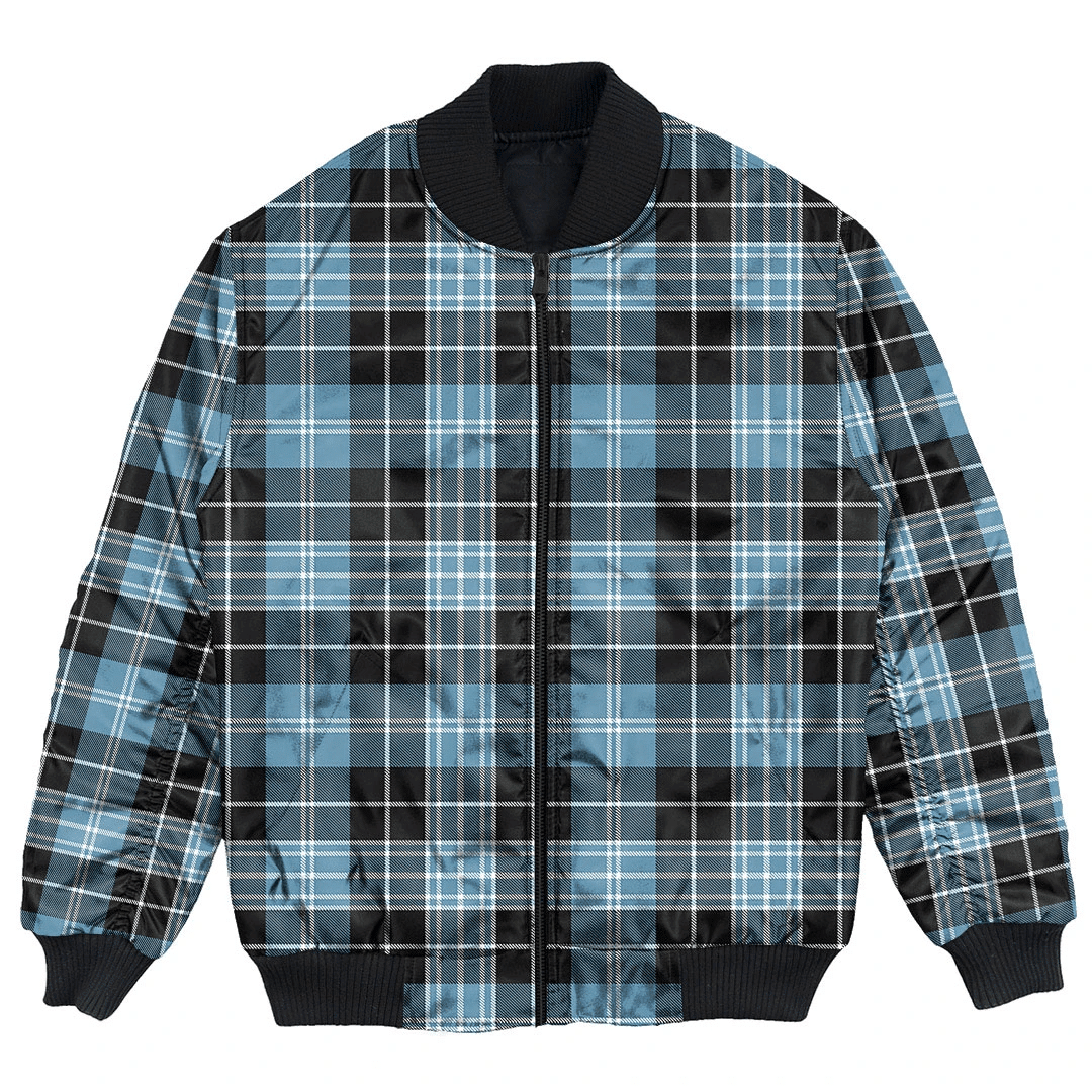 Clan Clark Ancient Tartan Bomber Jacket RQ43 Clark Ancient Tartan Tartan Bomber Jacket   