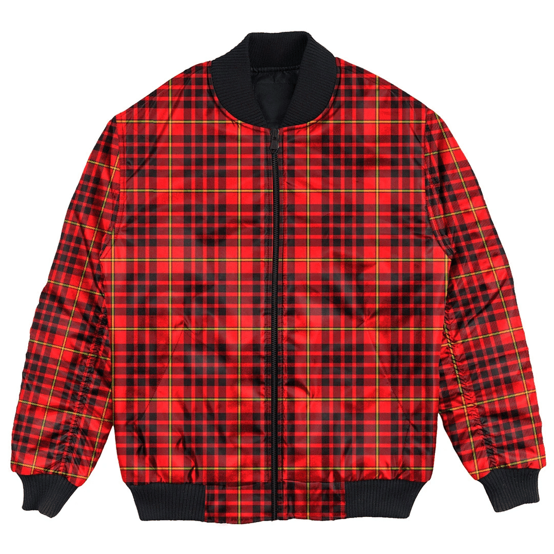 Clan MacIan Tartan Bomber Jacket EQ81 MacIan Tartan Tartan Bomber Jacket   