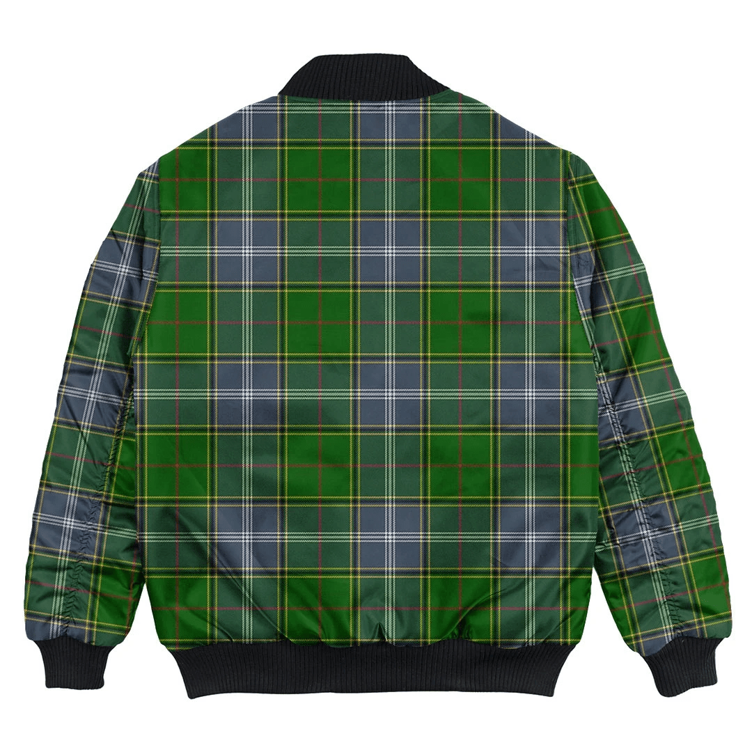 Clan Pringle Tartan Bomber Jacket OT86 Pringle Tartan Tartan Bomber Jacket   