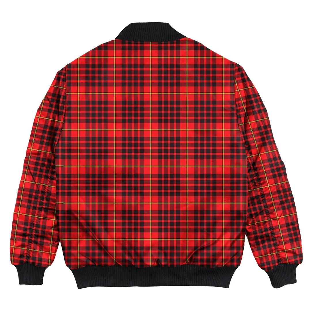 Clan MacIan Tartan Bomber Jacket EQ81 MacIan Tartan Tartan Bomber Jacket   