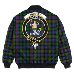 Clan Murray of Atholl Modern Tartan Crest Bomber Jacket AH96 Murray of Atholl Modern Tartan Tartan Bomber Jacket   