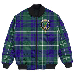 Clan Hamilton Hunting Modern Tartan Crest Bomber Jacket CZ59 Hamilton Hunting Modern Tartan Tartan Bomber Jacket   