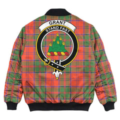 Clan Grant Ancient Tartan Crest Bomber Jacket ZB50 Grant Ancient Tartan Tartan Bomber Jacket   