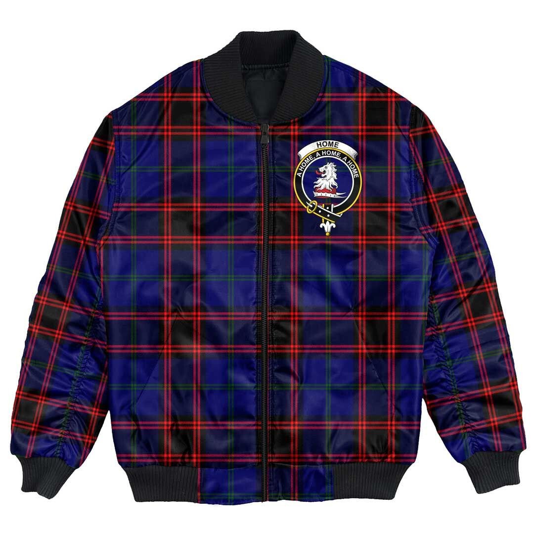 Clan Home Modern Tartan Crest Bomber Jacket LY77 Home Modern Tartan Tartan Bomber Jacket   