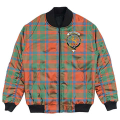 Clan MacKintosh Ancient Tartan Crest Bomber Jacket UO77 MacKintosh Ancient Tartan Tartan Bomber Jacket   