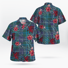 Clan Sandilands (Douglas) Tartan Scottish Lion Hawaiian Shirt WM98 Sandilands (Douglas) Tartan Tartan Hawaii Shirt   