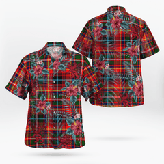 Clan Innes Modern Tartan Scottish Lion Hawaiian Shirt VO57 Innes Modern Tartan Tartan Hawaii Shirt   