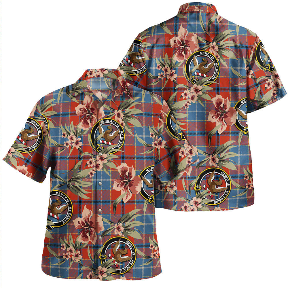 Clan Wishart Dress Ancient Tartan Crest Badge Aloha Hawaiian Shirt Tropical Old Style VB47 Wishart Dress Ancient Tartan Tartan Today   