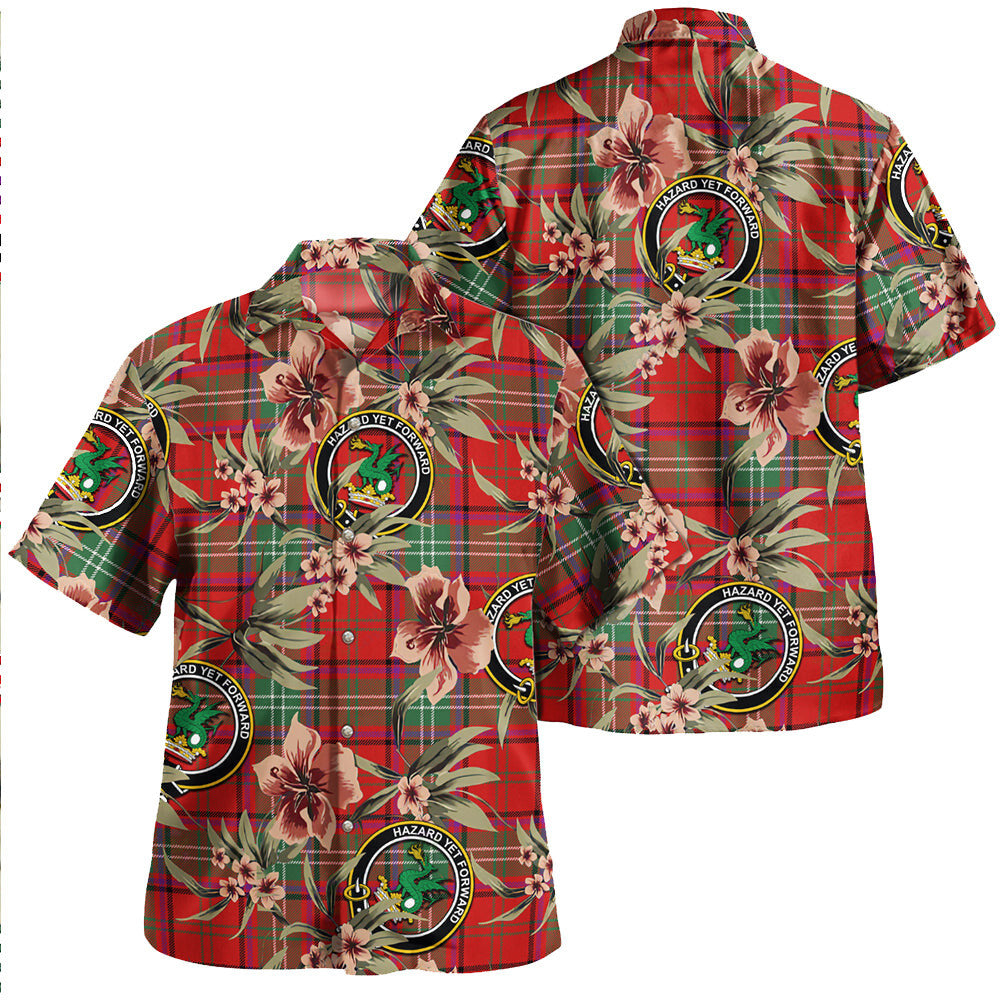 Clan Seton Modern Tartan Crest Badge Aloha Hawaiian Shirt Tropical Old Style NK47 Seton Modern Tartan Tartan Today   