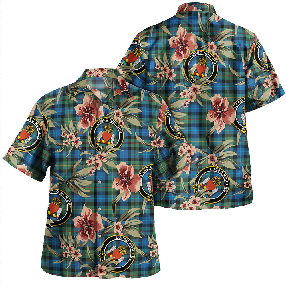 Clan Smith Ancient Tartan Crest Badge Aloha Hawaiian Shirt Tropical Old Style IQ58 Smith Ancient Tartan Tartan Today   