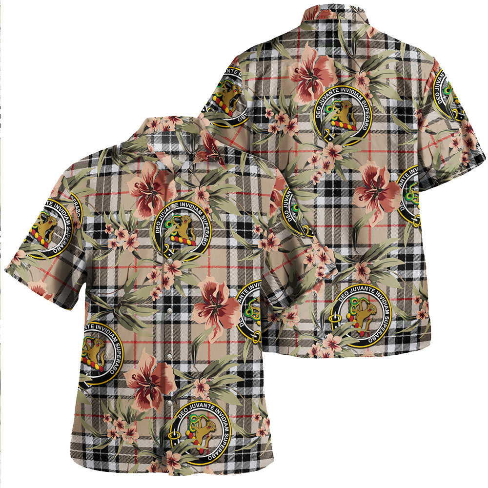 Clan Thomson Camel (MacThomasThompson Camel) Modern Tartan Crest Badge Aloha Hawaiian Shirt Tropical Old Style CK76 Thomson Camel (MacThomasThompson Camel) Modern Tartan Tartan Today   