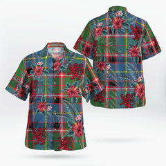 Clan Stirling (of Keir) Tartan Scottish Lion Hawaiian Shirt EU31 Stirling (of Keir) Tartan Tartan Hawaii Shirt   