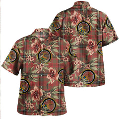 Fulton 1999 Weathered Tartan Clan Crest Badge Aloha Hawaiian Shirt Tropical Old Style NB50 Fulton 1999 Weathered Tartan Tartan Today   