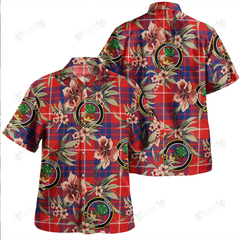 Clan Hamilton Modern Tartan Crest Badge Aloha Hawaiian Shirt Tropical Old Style XS16 Hamilton Modern Tartan Tartan Today   