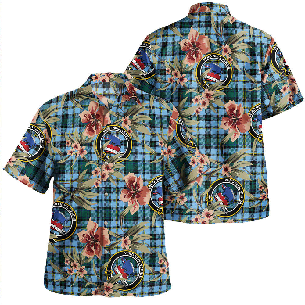 Clan Weir Modern Tartan Crest Badge Aloha Hawaiian Shirt Tropical Old Style RI13 Weir Modern Tartan Tartan Today   