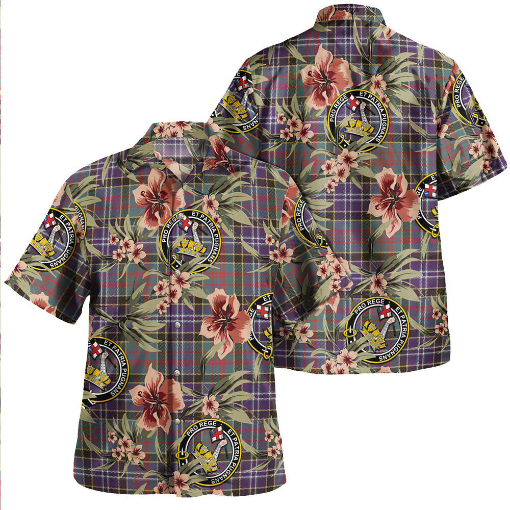 Clan Paisley Drennan (Drennan Drennan) Weathered Tartan Crest Badge Aloha Hawaiian Shirt Tropical Old Style FR66 Paisley Drennan (Drennan Drennan) Weathered Tartan Tartan Today   