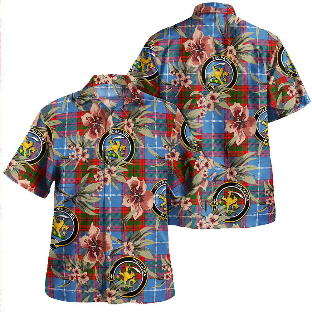 Clan Newton Tartan Crest Badge Aloha Hawaiian Shirt Tropical Old Style OC64 Newton Tartan Tartan Today   